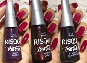 Risqué Coca-Cola Coleção Felicidade em Cores
